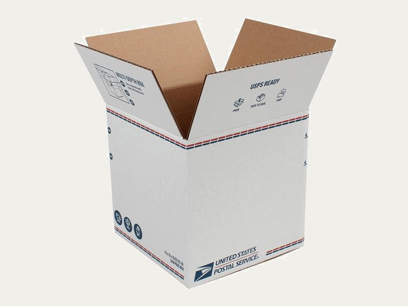 White Slotted Boxes