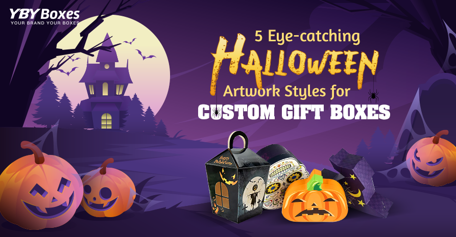 5 Eye-catching Halloween Artwork Styles for Gift Boxes