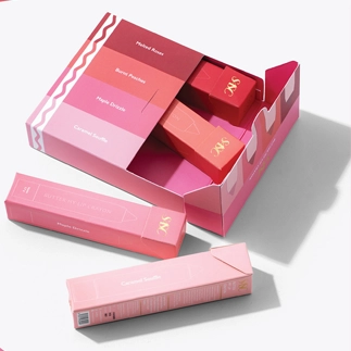  	Set of 4 Lipstick Boxes:	 