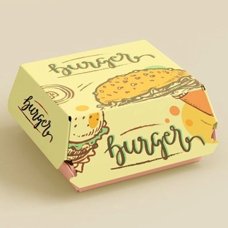  	Slim and Portable Burger Boxes:	 