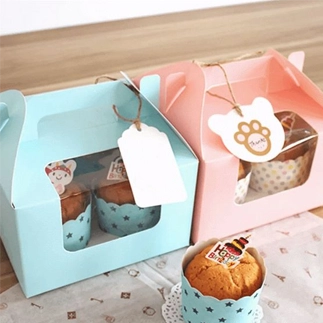  	Compact 2-Muffin Boxes:	 