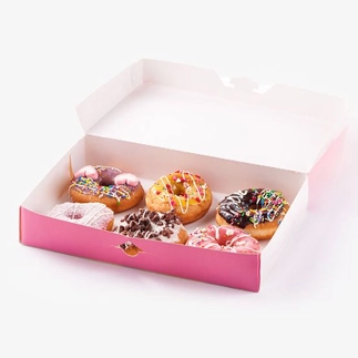  	Compact 6-Donut Boxes:	 
