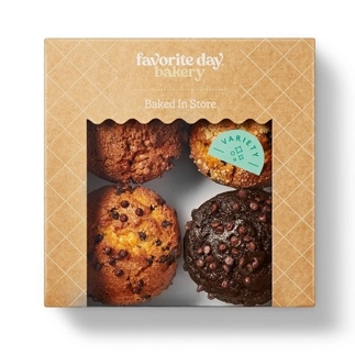  	Luxury 4-Muffin Boxes:	 
