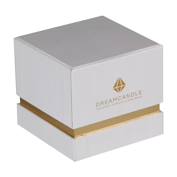 Fits snugly around candle jars with a premium minimal look