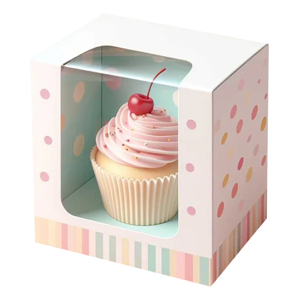 (Food-Grade SBS or Corrugated) Attractive countertop displays enhancing bakery item visibility, ideal for impulse-buy pastries, cookies, muffins, and donuts.